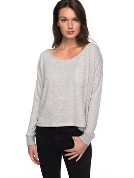 roxy, Surfing Spot - Sweat oversize pour Femme, HERITAGE HEATHER (sgrh) Surfing Spot - Oversized Sweatshirt for Women ERJKT03407