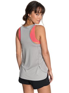 roxy, Take A Breath - Camiseta sin mangas de diseño técnico para Mujer, HERITAGE HEATHER (sgrh) Take A Breath - Technical Vest Top for Women ERJKT03443