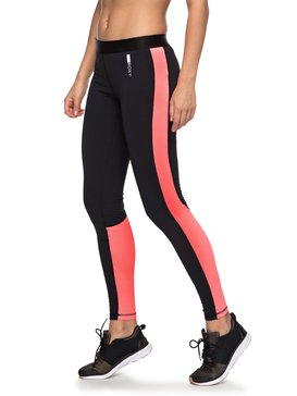 roxy, Keep It Warm - Legging de sport pour Femme, ANTHRACITE (kvj0) Keep It Warm - Running Pants for Women ERJNP03113