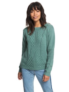 roxy, Glimpse Of Romance - Jersey, TRELLIS (bkw0) Glimpse Of Romance - Jumper ERJSW03276