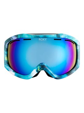 roxy, Sunset Art Series - Masque de ski/snowboard pour Femme, BACHELOR BUTTON_COLD MEDUSA (bgz2) Sunset Art Series - Ski/Snowboard Goggles for Women ERJTG03065