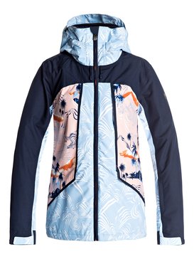 roxy, Wildlife - Veste de snow, MANDARIN ORANGE_POP SNOW CRYST (nlk6) Wildlife - Snow Jacket ERJTJ03107