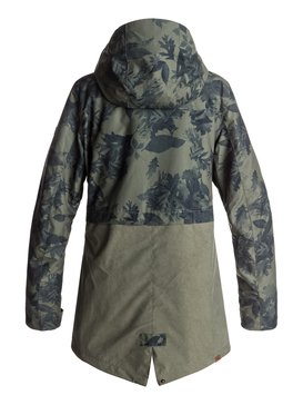 roxy, Сноубордическая куртка Tribe, DUSTY IVY_SYLVAN FOREST (gqm6) Tribe - Snow Jacket for Women ERJTJ03120