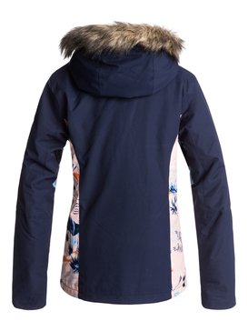 roxy, Сноубордическая куртка Jet Ski, MANDARIN ORANGE_POP SNOW CRYST (nlk6) Jet Ski - Snow Jacket for Women ERJTJ03124
