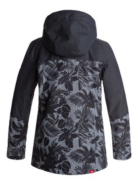 roxy, Сноубордическая куртка ROXY Jetty, TRUE BLACK_FLORAL HERRINGBONE (kvj6) ROXY Jetty - Snow Jacket for Women ERJTJ03132