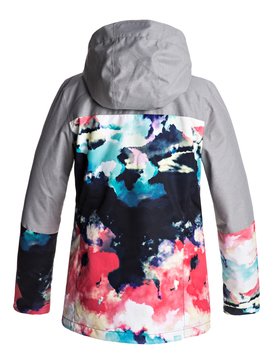 roxy, Сноубордическая куртка ROXY Jetty, NEON GRAPEFRUIT_CLOUD NINE (nkn6) ROXY Jetty - Snow Jacket ERJTJ03132