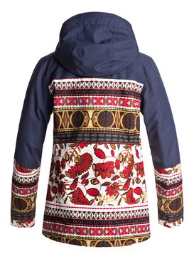 roxy, Сноубордическая куртка Torah Bright ROXY Jetty, ROOIBOS TEA_BOTANIC STRIPES (rzb6) Torah Bright ROXY Jetty - Snow Jacket for Women ERJTJ03144