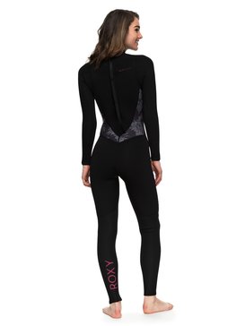 roxy, Гидрокостюм с молнией на спине 3/2mm Syncro Series, BLACK (kva0) 3/2mm Syncro Series - Back Zip Wetsuit ERJW103023