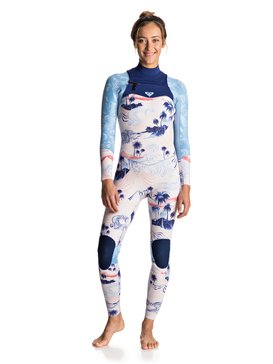 roxy, 3/2mm Pop Surf - Combinaison de surf zip poitrine, PALE DOGWOOD (nds0) 3/2mm Pop Surf - Chest Zip Wetsuit ERJW103034