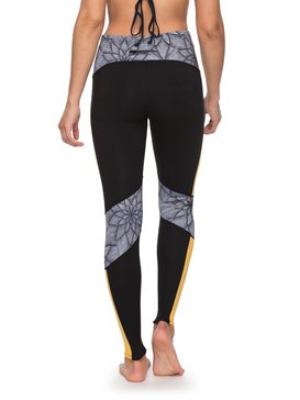 roxy, 1mm Pop Surf Scallop Surf Leggings, BLACK (kvj0) 1mm Pop Surf - Neoprene Surf Leggings ERJWH03012
