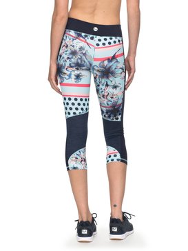 roxy, Капри Spy Game, BLUE LIGHT RAIN DAZE (bek6) Spy Game - Technical Capris for Women ERJWP03015