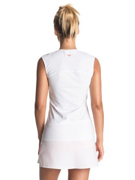 roxy, ROXY & Courrèges - Lycra à manches courtes, WHITE (wbb0) Roxy X Courreges - Cap Sleeve Rash Vest ERJWR03100