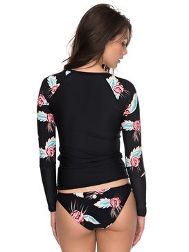 roxy, Гидрофутболка с длинным рукавом ROXY Fitness UPF 50, ANTHRACITE (kvj0) ROXY Fitness - Long Sleeve UPF 50 Rash Vest ERJWR03203