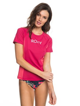 roxy, On My Board Colorblock - Licra de Manga Corta con Protección Solar UPF 50 para Mujer, VIVACIOUS (mzd0) On My Board Colorblock - Short Sleeve UPF 50 Rash Vest for Women ERJWR03211
