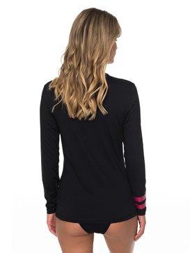 roxy, Гидрофутболка с длинным рукавом Enjoy Waves Loose Fit UPF 50, ANTHRACITE (kvj0) Enjoy Waves - Long Sleeve UPF 50 Rash Vest ERJWR03223