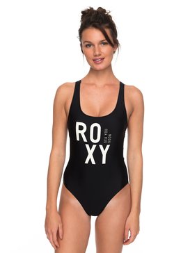 roxy, ROXY Fitness - Maillot de bain une pièce pour Femme, ANTHRACITE (kvj0) ROXY Fitness - One-Piece Swimsuit for Women ERJX103107