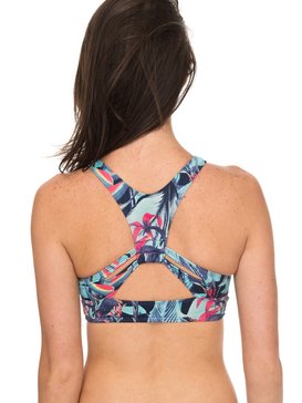roxy, Лиф ROXY Essentials, DRESS BLUES FANTASTIC GARDEN S (btk6) ROXY Essentials - Crop Bikini Top for Women ERJX303656