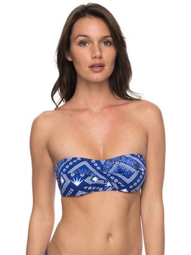 roxy, ROXY Essentials - Haut de bikini bandeau pour Femme, SURF THE WEB SPORT BANDANA (prm6) ROXY Essentials - Bandeau Bikini Top for Women ERJX303657