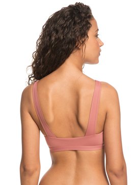 roxy, SLD SOFTLY LOVE FULL CROP TOP, WITHERED ROSE (mmg0) SLD SOFTLY LOVE FULL CROP TOP ERJX303721