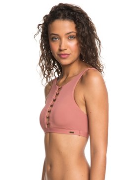 roxy, SLD SOFTLY LOVE FULL CROP TOP, WITHERED ROSE (mmg0) SLD SOFTLY LOVE FULL CROP TOP ERJX303721