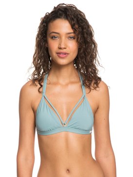 roxy, Softly Love - Top de Tri Bikini Fijo, TRELLIS (bkw0) Softly Love - Fixed Tri Bikini Top ERJX303722