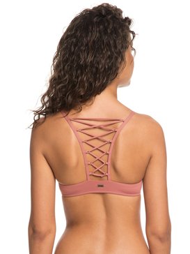 roxy, Softly Love - Top de Tri Bikini Atlético, WITHERED ROSE (mmg0) Softly Love - Athletic Tri Bikini Top ERJX303751