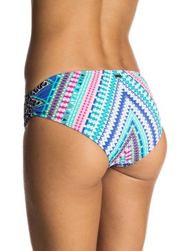 roxy, Sweet Memories - Bas de maillot de bain shorty, MARSHMALLOW GEOMETRIC SUNSET (wbt6) Sweet Memories - Bikini Bottoms ERJX403314