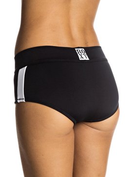 roxy, Lisa Andersen - Bas de bikini taille mi-haute, ANTHRACITE (kvj0) Lisa Andersen - Mid Waist Bikini Bottoms ERJX403442