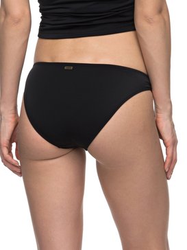 roxy, ROXY Essentials - Bas de bikini 70s pour Femme, ANTHRACITE (kvj0) ROXY Essentials - 70s Bikini Bottoms for Women ERJX403468