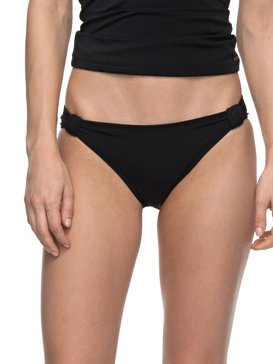 roxy, ROXY Essentials - Bas de bikini 70s pour Femme, ANTHRACITE (kvj0) ROXY Essentials - 70s Bikini Bottoms for Women ERJX403468