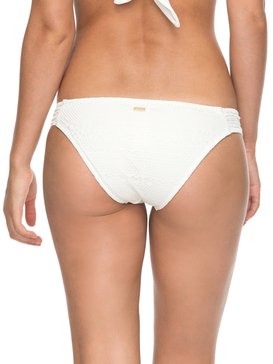roxy, Surf Memory - Braguita de Bikini con Tira Lateral Ancha, MARSHMALLOW (wbt0) Surf Memory - Scooter Bikini Bottoms ERJX403515