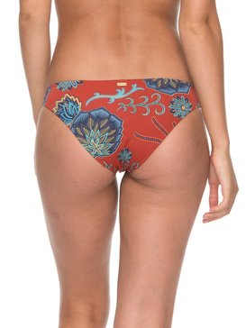 roxy, Softly Love - Braguita de Bikini Reversible con Tira Lateral Ancha para Mujer, TANDOORI SPICE VELVET TRIBES (npq7) Softly Love - Reversible Scooter Bikini Bottoms for Women ERJX403541
