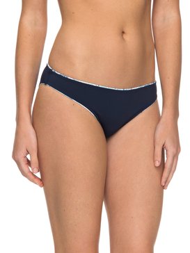 roxy, Softly Love - Braguita de Bikini Reversible con Tira Lateral Ancha para Mujer, MARSHMALLOW MIAMI ON SUNSET (xwbm) Softly Love - Reversible Scooter Bikini Bottoms for Women ERJX403541