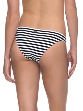 roxy, ROXY Essentials - Surfer Bikini Unterteil für Frauen, BRIGHT WHITE BASIC STRIPE (wbb3) ROXY Essentials - Surfer Bikini Bottoms for Women ERJX403559