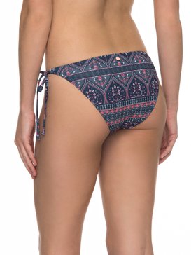roxy, Sun, Surf And ROXY - Braguita de Bikini con Tira Lateral Ancha para Mujer, CHINA BLUE NEW MAIDEN SWIM (bnd5) Sun, Surf And ROXY - Scooter Bikini Bottoms for Women ERJX403565