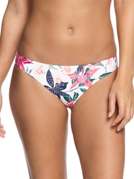 roxy, Urban Waves - Bas de bikini couvrance naturelle pour Femme, BRIGHT WHITE TALLOWS (wbb8) Urban Waves - Regular Bikini Bottoms for Women ERJX403621