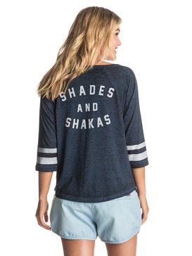 roxy, Футболка с длинным рукавом Surfer Dude Shades And Shakas, BLUE DEPTHS (bta0) Surfer Dude Shades And Shakas - Long Sleeve T-shirt ERJZT03868