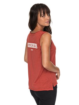 roxy, Футболка без рукавов Time For Another Day B, TANDOORI SPICE (npq0) Time For Another Day B - Sleeveless T-Shirt ERJZT04157