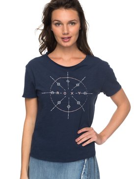roxy, Mojito Party - T Shirt col rond pour Femme, DRESS BLUES (btk0) Mojito Party - T-Shirt for Women ERJZT04159