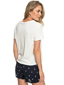 roxy, Mojito Party - T Shirt col rond pour Femme, MARSHMALLOW (wbt0) Mojito Party - T-Shirt for Women ERJZT04159