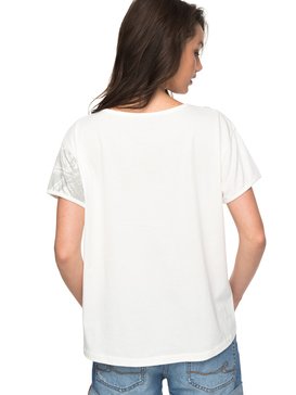 roxy, Футболка Cruz Life, MARSHMALLOW (wbt0) Cruz Life - T-Shirt for Women ERJZT04192
