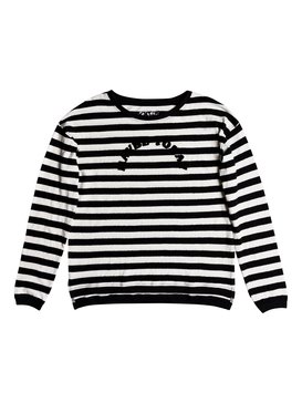 roxy, Constellation Party A - Sudadera, TRUE BLACK BIG SIMPLE STRIPE (kvj3) Constellation Party A - Sweatshirt ERJZT04385
