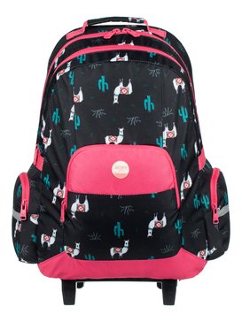 roxy, Free Spirit - Sac à dos à roulettes, ANTHRACITE PERU TRAVEL (kvj7) Free Spirit - Wheelie Backpack ERLBP03024