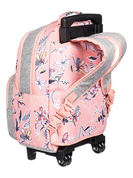 roxy, Vitamin Sea 15.5L - Piccolo zaino con ruote, CORAL ALMOND TRELLIS CLIMB SWI (mgl7) Vitamin Sea 15.5L - Small Wheeled Backpack ERLBP03032