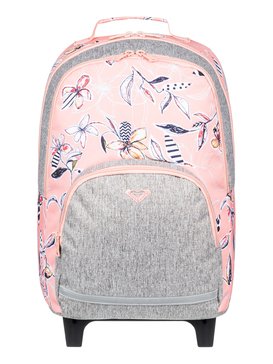 roxy, Vitamin Sea 15.5L - Small Wheeled Backpack, CORAL ALMOND TRELLIS CLIMB SWI (mgl7) Vitamin Sea 15.5L - Small Wheeled Backpack ERLBP03032