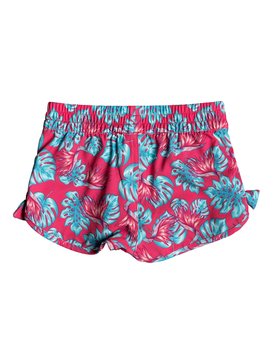 roxy, ROXY Mermaid - Boardshort pour Fille 2-7 ans, ROUGE RED ABYSSAL TROPICAL (mlj6) ROXY Mermaid - Board Shorts for Girls 2-7 ERLBS03024