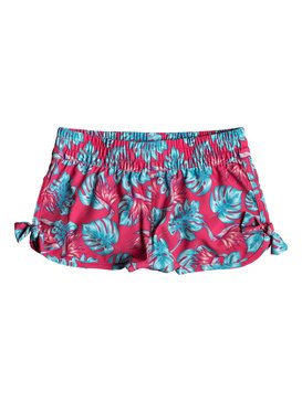 roxy, ROXY Mermaid - Boardshort pour Fille 2-7 ans, ROUGE RED ABYSSAL TROPICAL (mlj6) ROXY Mermaid - Board Shorts for Girls 2-7 ERLBS03024