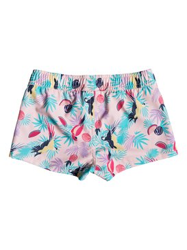 roxy, Vintage Tropical - Boardshort pour Fille 2-7 ans, TROPICAL PEACH PARROTS ISLAND (mdr6) Vintage Tropical - Board Shorts for Girls 2-7 ERLBS03026