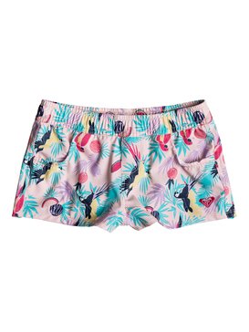 roxy, Vintage Tropical - Boardshort pour Fille 2-7 ans, TROPICAL PEACH PARROTS ISLAND (mdr6) Vintage Tropical - Board Shorts for Girls 2-7 ERLBS03026