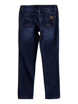 roxy, Adventure Begin - Jeans met slanke pasvorm voor Meisjes 2-7, DARK BLUE (btnw) Adventure Begin - Slim Fit Jeans for Girls 2-7 ERLDP03022